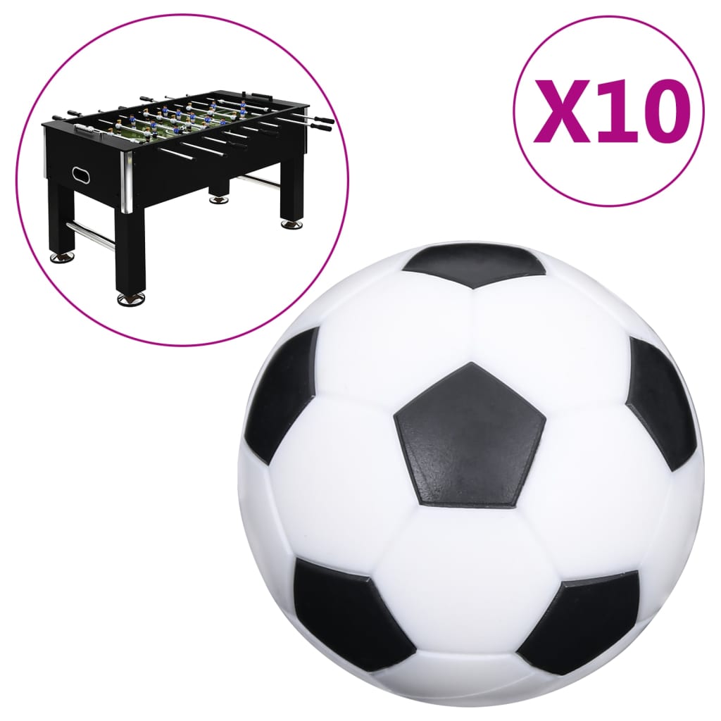 Vidaxl Balls per il calcio Tabella 10 PC 32 mm ABS