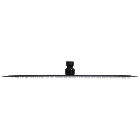 Vidaxl Pain Shower Head Round 40 cm en acier inoxydable noir