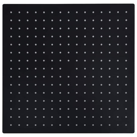 Vidaxl Rain Shower Head Square 40x40 cm en acier inoxydable noir
