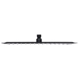 Vidaxl Rain Shower Head Square 40x40 cm en acier inoxydable noir