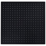 Vidaxl Rain Shower Head Square 50x50 cm en acier inoxydable noir