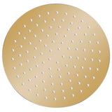 Vidaxl Pluie Shower Head Round 25 cm en acier inoxydable or couleur or