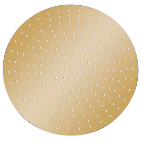 Vidaxl Rain Shower Head Round 50 cm en acier inoxydable or couleur or