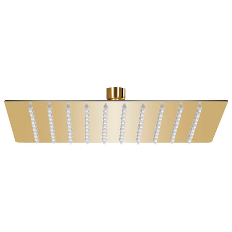 Vidaxl Pluie Shower Head Square 20x20 cm en acier inoxydable or coloré