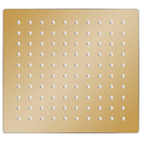 Vidaxl Pluie Shower Head Square 20x20 cm en acier inoxydable or coloré