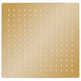 Vidaxl Pluie Shower Head Square 30x30 cm en acier inoxydable or de couleur