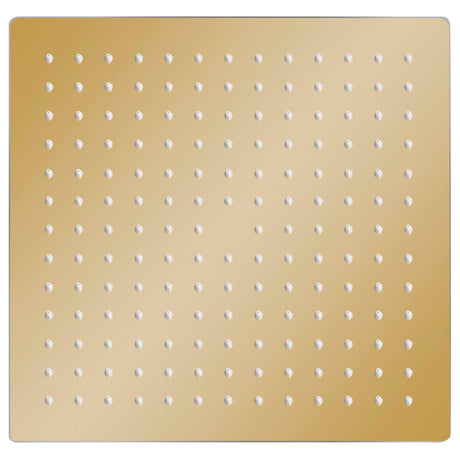 Vidaxl Pluie Shower Head Square 30x30 cm en acier inoxydable or de couleur