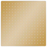 VidaXL Rain shower head Square 40x40 cm Stainless steel gold colored