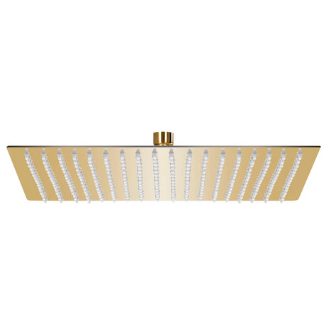 Vidaxl Rain Shower Head Square 50x50 cm en acier inoxydable or de couleur