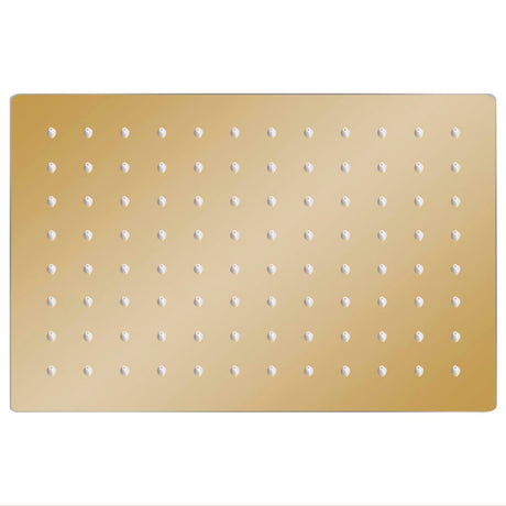 Vidaxl Rain Shower Head Rectangular 30x20 cm en acier inoxydable Golden