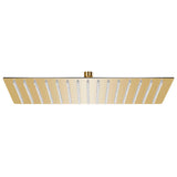 Vidaxl Rain Shower Head rectangular 40x30 cm en acier inoxydable or coloré