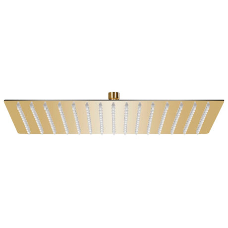 Vidaxl Rain Shower Head rectangular 40x30 cm en acier inoxydable or coloré