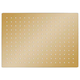 Vidaxl Rain Shower Head rectangular 40x30 cm en acier inoxydable or coloré