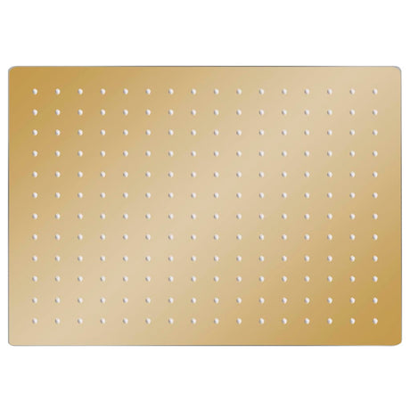 Vidaxl Rain Shower Head rectangular 40x30 cm en acier inoxydable or coloré