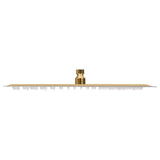 Vidaxl Rain Shower Head rectangular 40x30 cm en acier inoxydable or coloré