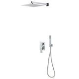 Vidaxl Shower system Stain -free steel 201 silver colored