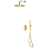 Vidaxl Shower system Stainless Steel 201 Gold -colored