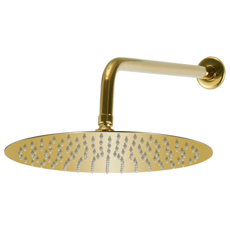Système de douche Vidaxl en acier inoxydable 201 or -colored