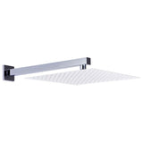 Vidaxl Shower Bras carré 30 cm en acier inoxydable 201 couleur argentée