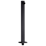 Vidaxl Shower bras carré 40 cm en acier inoxydable 201 noire