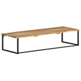 Rack de couche Vidaxl avec étagère 100x35x22 cm en bois d'acacia solide