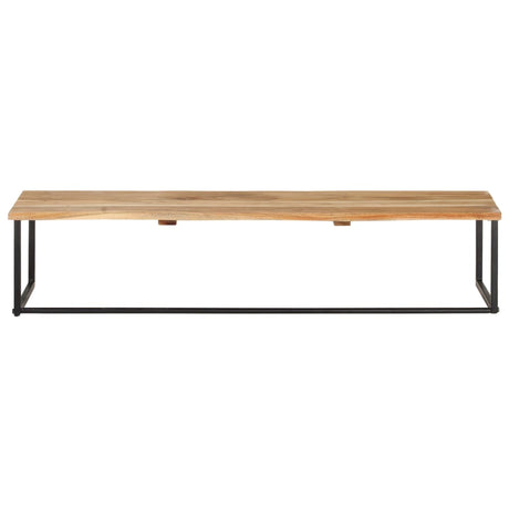 Rack de couche Vidaxl avec étagère 100x35x22 cm en bois d'acacia solide