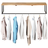 Rack de couche Vidaxl avec étagère 100x35x22 cm en bois d'acacia solide