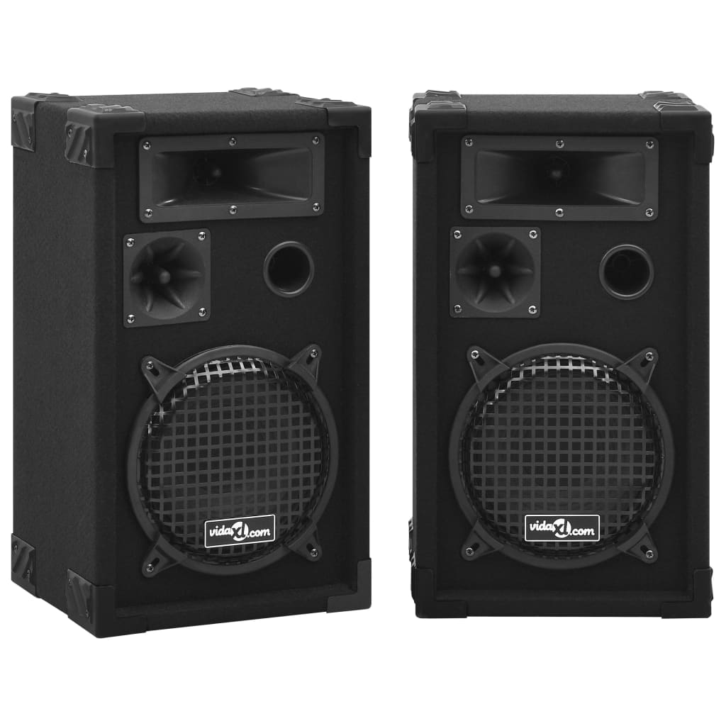 Vidaxl Hifi-Podium Speaker 2 St Passive Professional 800 W Nero