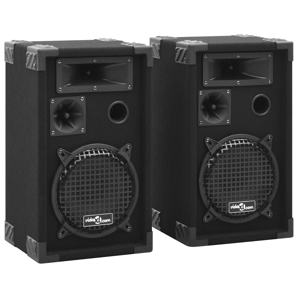 Vidaxl hifi-podium høyttalere 2 st Passive Professional 800 W Black