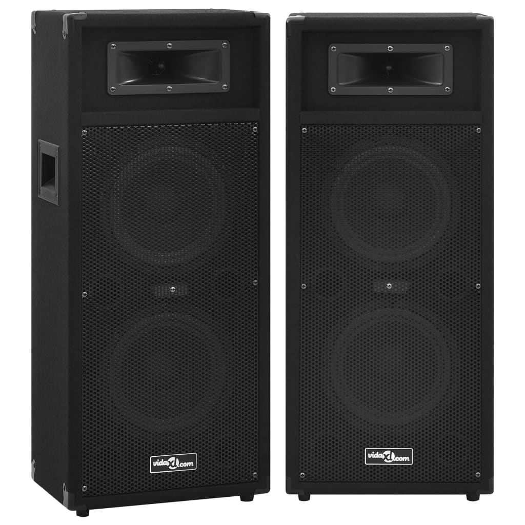 Vidaxl Hifi-Podium Speaker 2 St Passive Professional 1000 W Nero