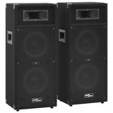 Vidaxl Hifi-Podium haut-parleurs 2 St passif professionnel 1000 W noir