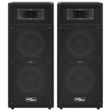 Vidaxl Hifi-Podium haut-parleurs 2 St passif professionnel 1000 W noir