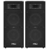 Vidaxl Hifi-Podium haut-parleurs 2 St passif professionnel 1000 W noir