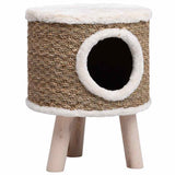 Vidaxl Kattenhuis con gambe di legno 41 cm Sealgrass