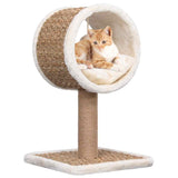 Meubles de chat Vidaxl avec tunnel et jouet 56 cm.