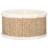Vidaxl Cat panier autour de 36 cm d'herbe marine