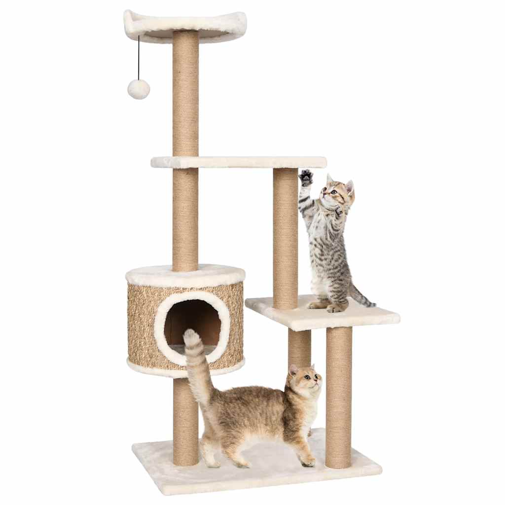 Vidaxl Cat Miwwelen mat Scratching Posts 123 cm Mier