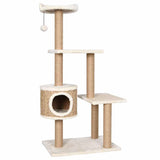 Vidaxl Cat Furniture with Stocking Posts 123 cm Seagrass