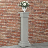 Vidaxl Plant Standard Classic Column Square 17x17x66 cm mdf grå