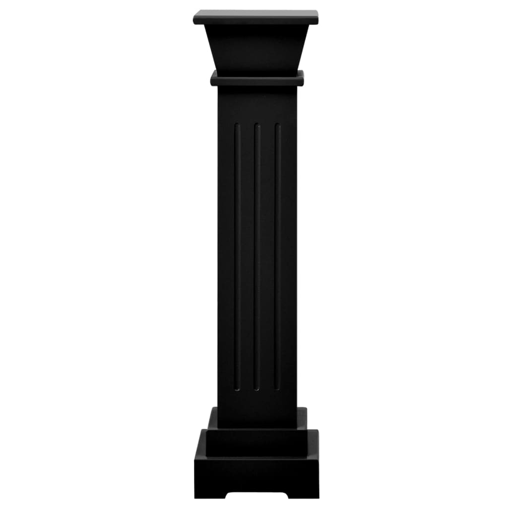 Vidaxl Plant Standard Classic Colonna Square 17x17x66 cm MDF nero