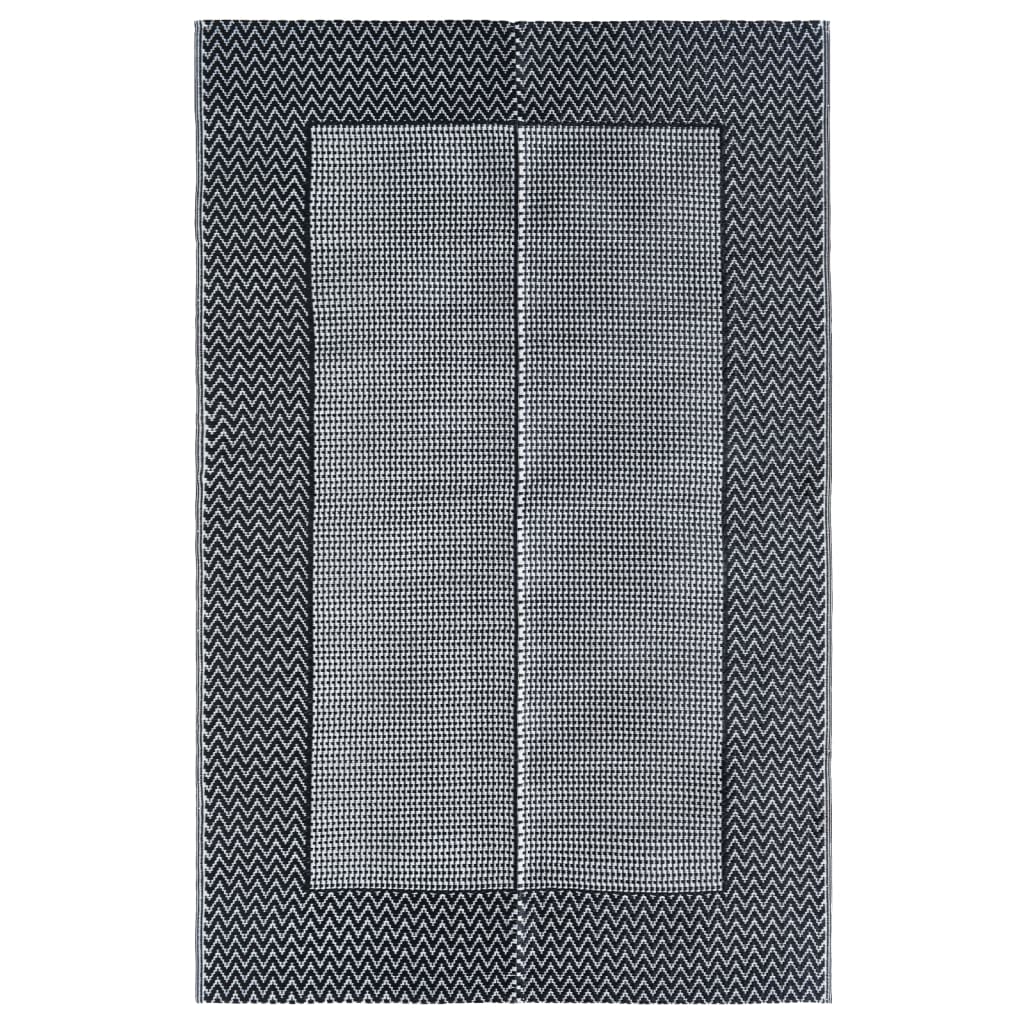 Vidaxl outside rug Arakil 120x180 cm pp gray