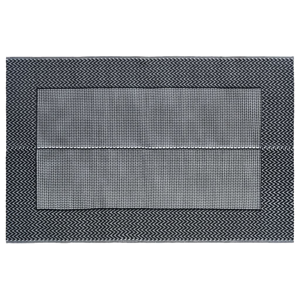 Vidaxl utenfor teppet Arakil 120x180 cm PP Gray