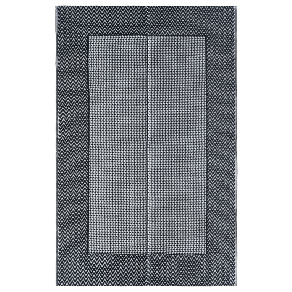 Vidaxl zewnętrzny dywan Arakil 160x230 cm PP Grey