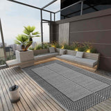 Vidaxl extérieur tapis arakil 160x230 cm pp gris
