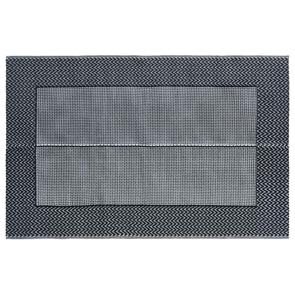 Vidaxl fuori tappeto arakil 190x290 cm pp grigio