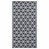 Vidaxl extérieur tapis arakil 80x150 cm pp noir