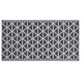 Vidaxl extérieur tapis arakil 80x150 cm pp noir