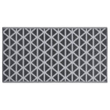 Vidaxl extérieur tapis arakil 80x150 cm pp noir