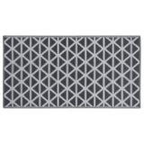 Vidaxl extérieur tapis 80x150 cm pp noir