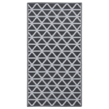Vidaxl extérieur tapis arakil 120x180 cm pp noir